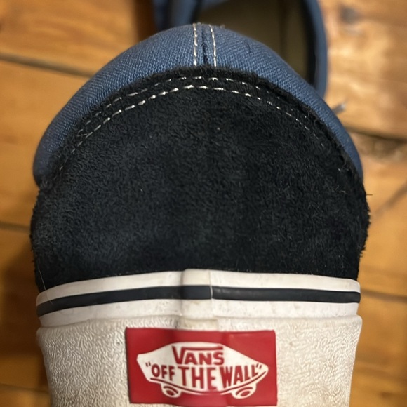 Size 12- Blue and Black Vans- Like New- No Box - Picture 5 of 5